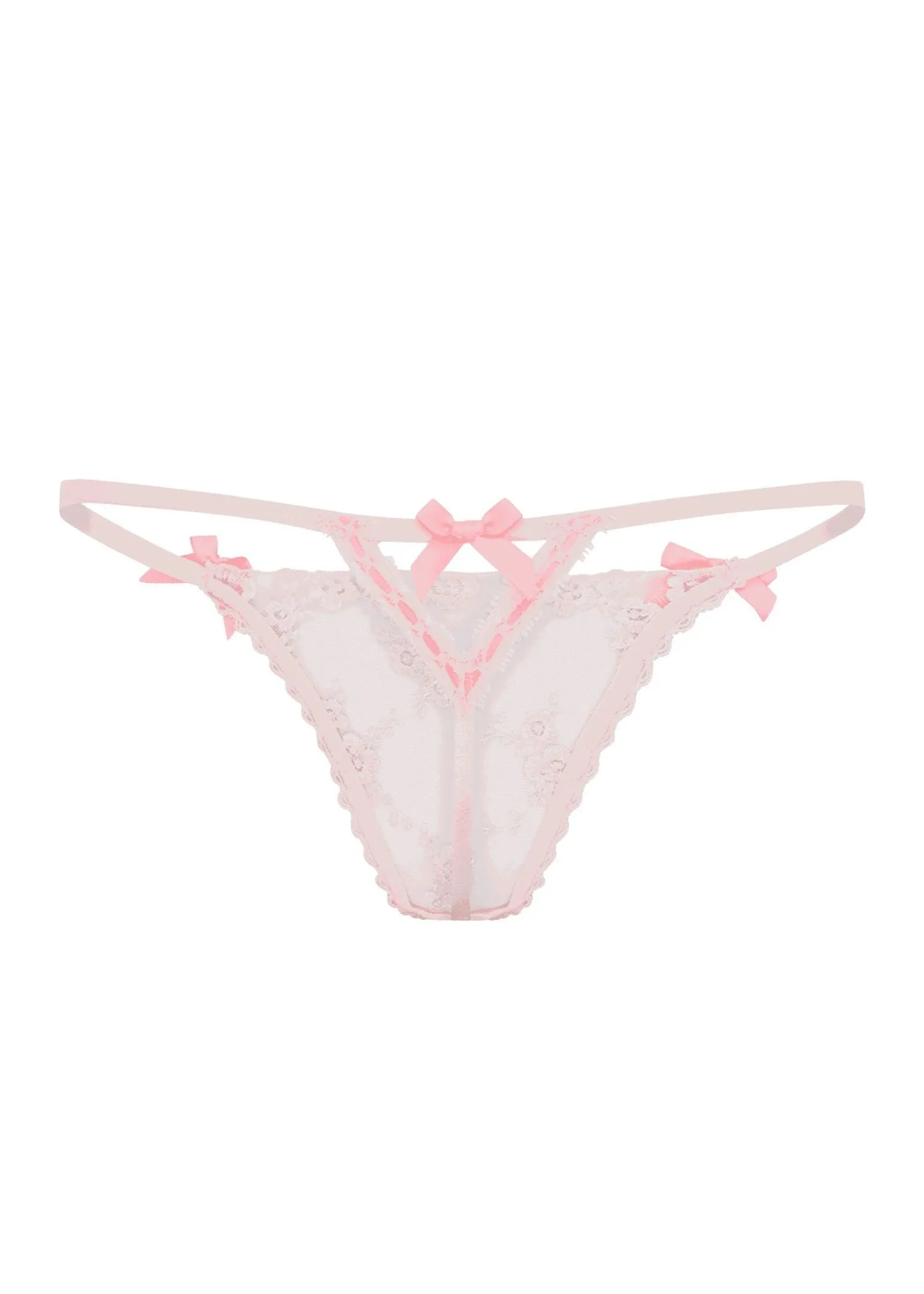 Adelie Thong (Baby Pink / Hot Pink)