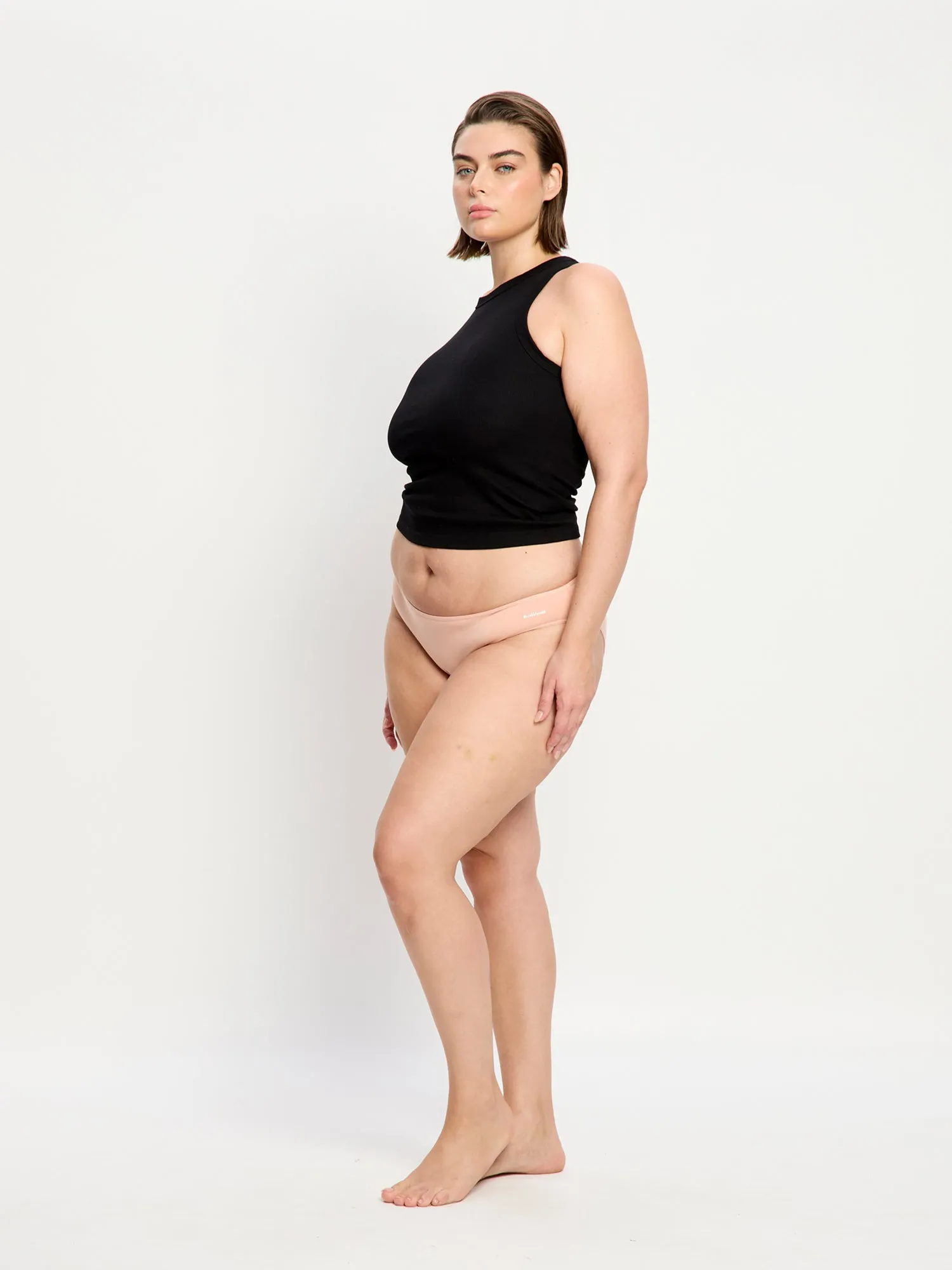 Basic Cheeky Bikini Light Dust