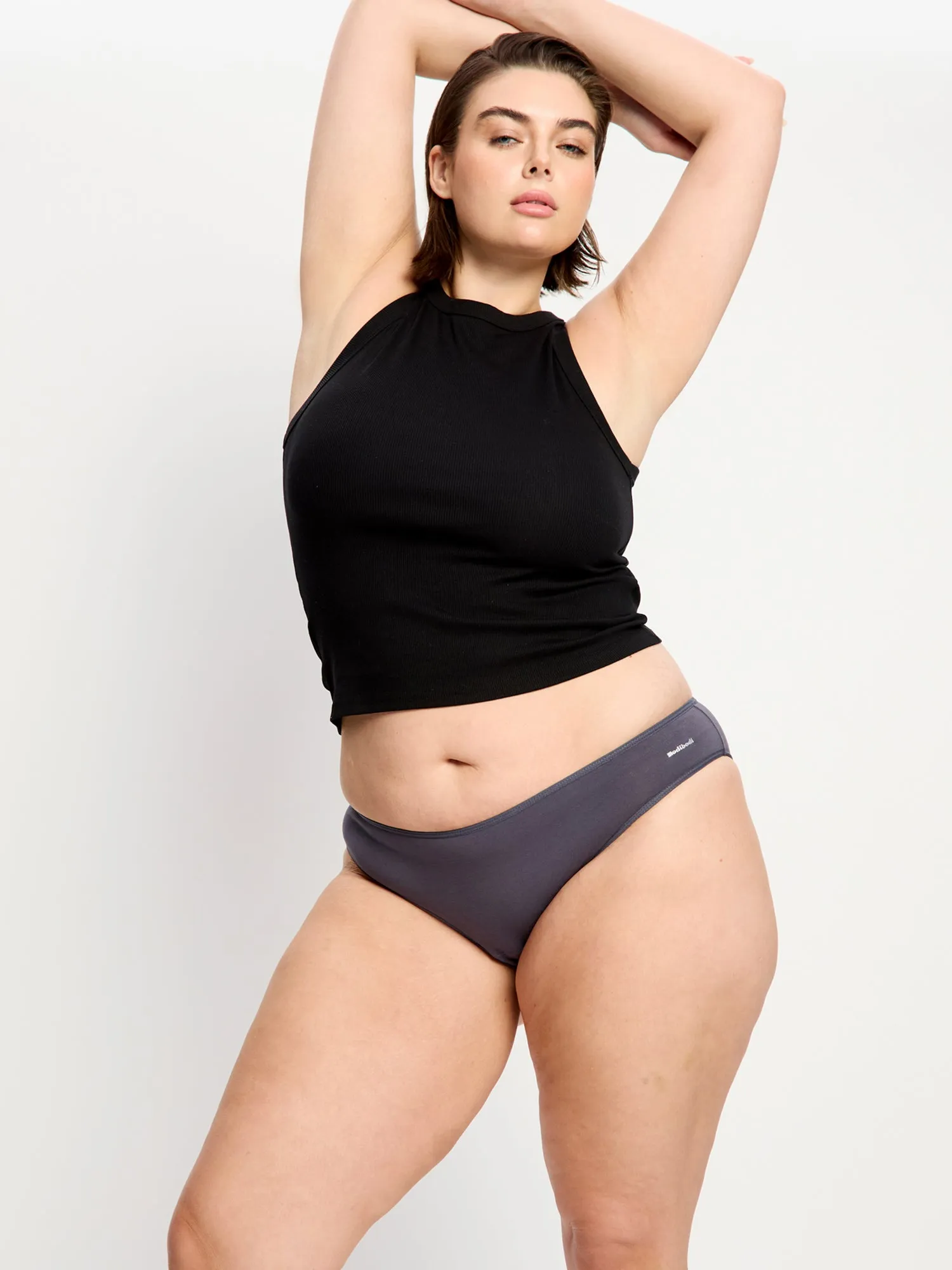 Basic Cheeky Bikini Light Steel 3 Pack