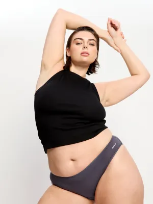 Basic Cheeky Bikini Light Steel
