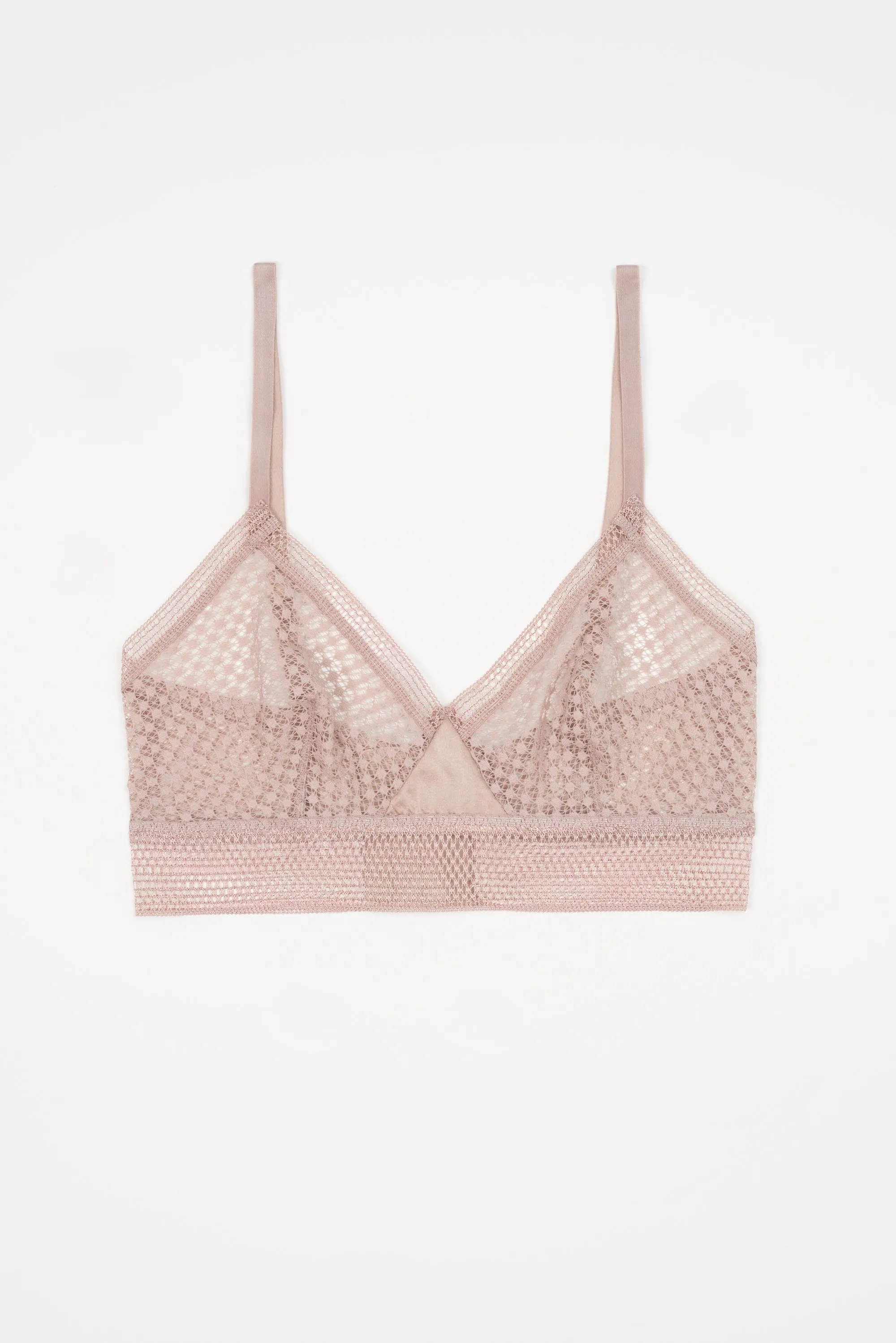 Bella Soft Cup Triangle Bra | Vintage Rose