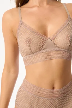 Bella Soft Cup Triangle Bra | Vintage Rose