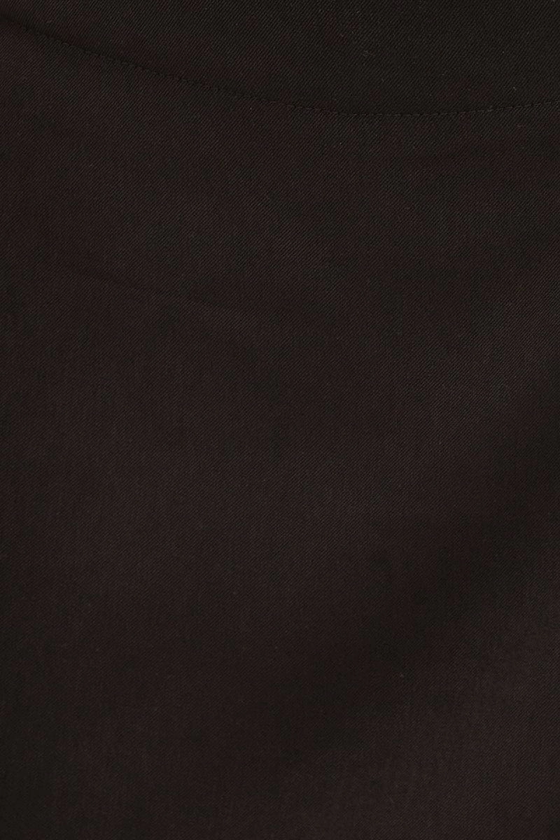 Black Mini Skort Skirt Mid Rise