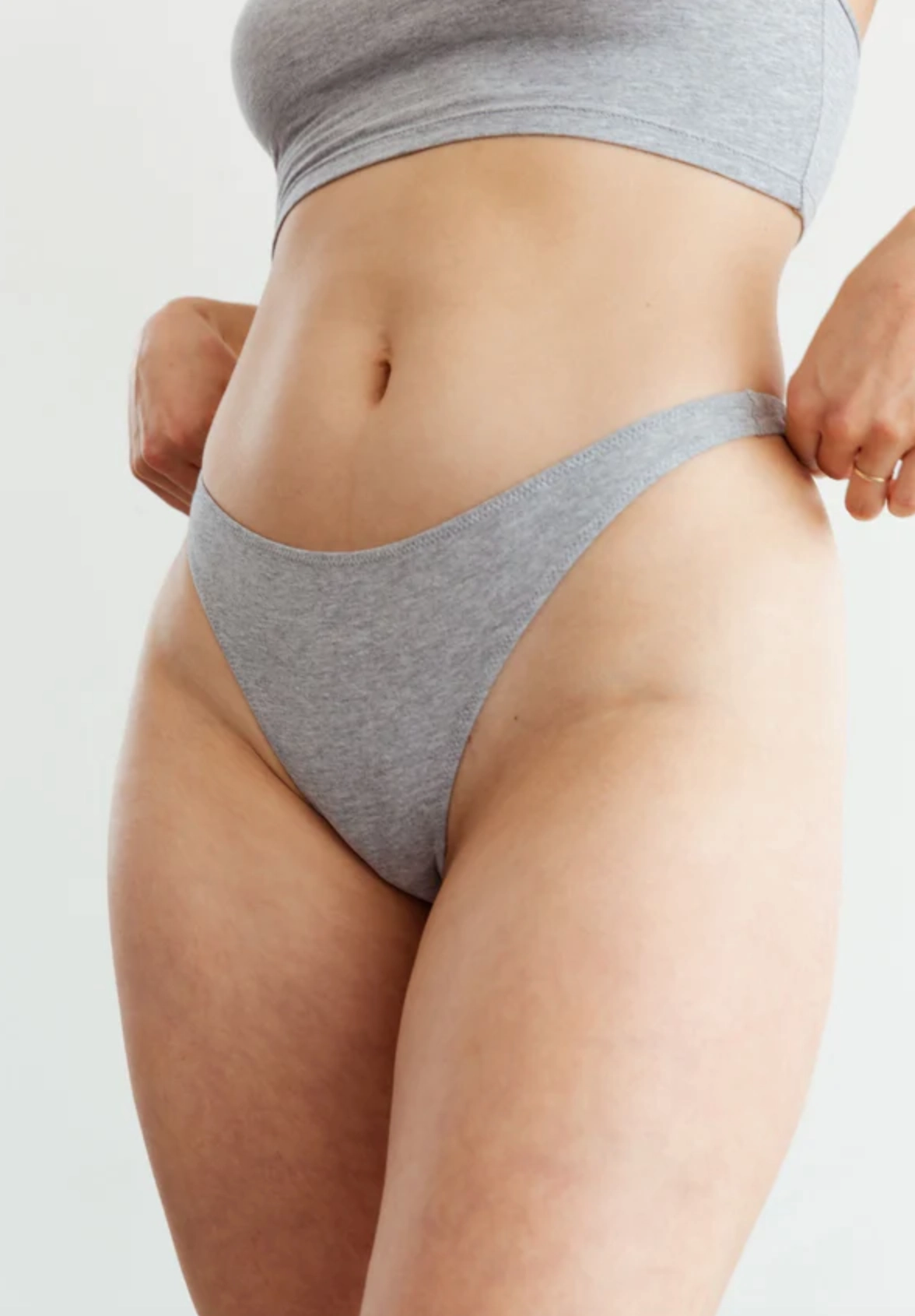 Blush Cotton Low Rise Thong