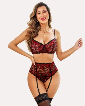Bra and Panty Lingerie Set