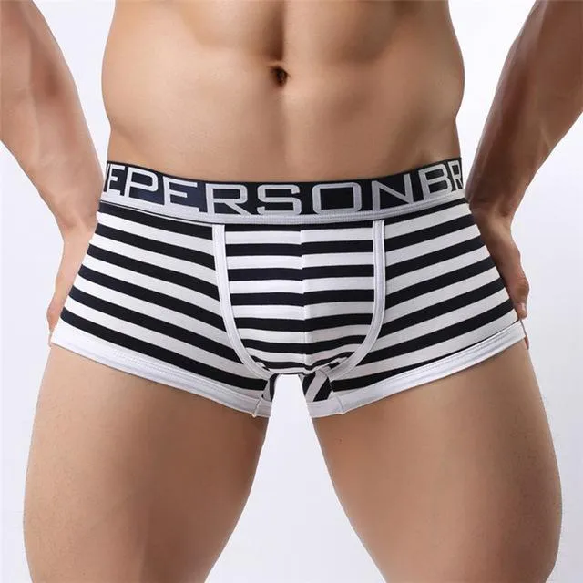 Brave Person Striped Boxer Briefs