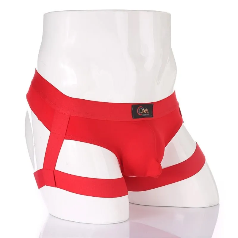 Buns Out Thong with Leg Garter