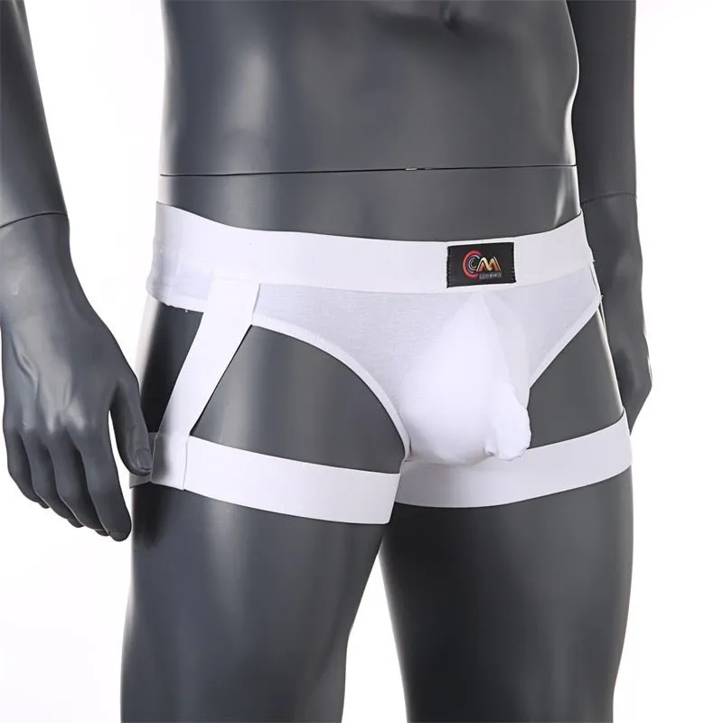 Buns Out Thong with Leg Garter