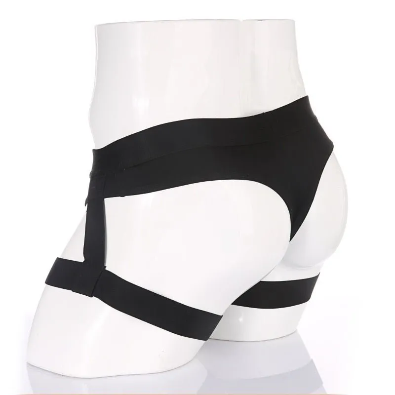 Buns Out Thong with Leg Garter