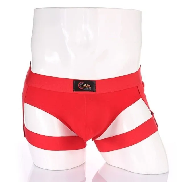 Buns Out Thong with Leg Garter