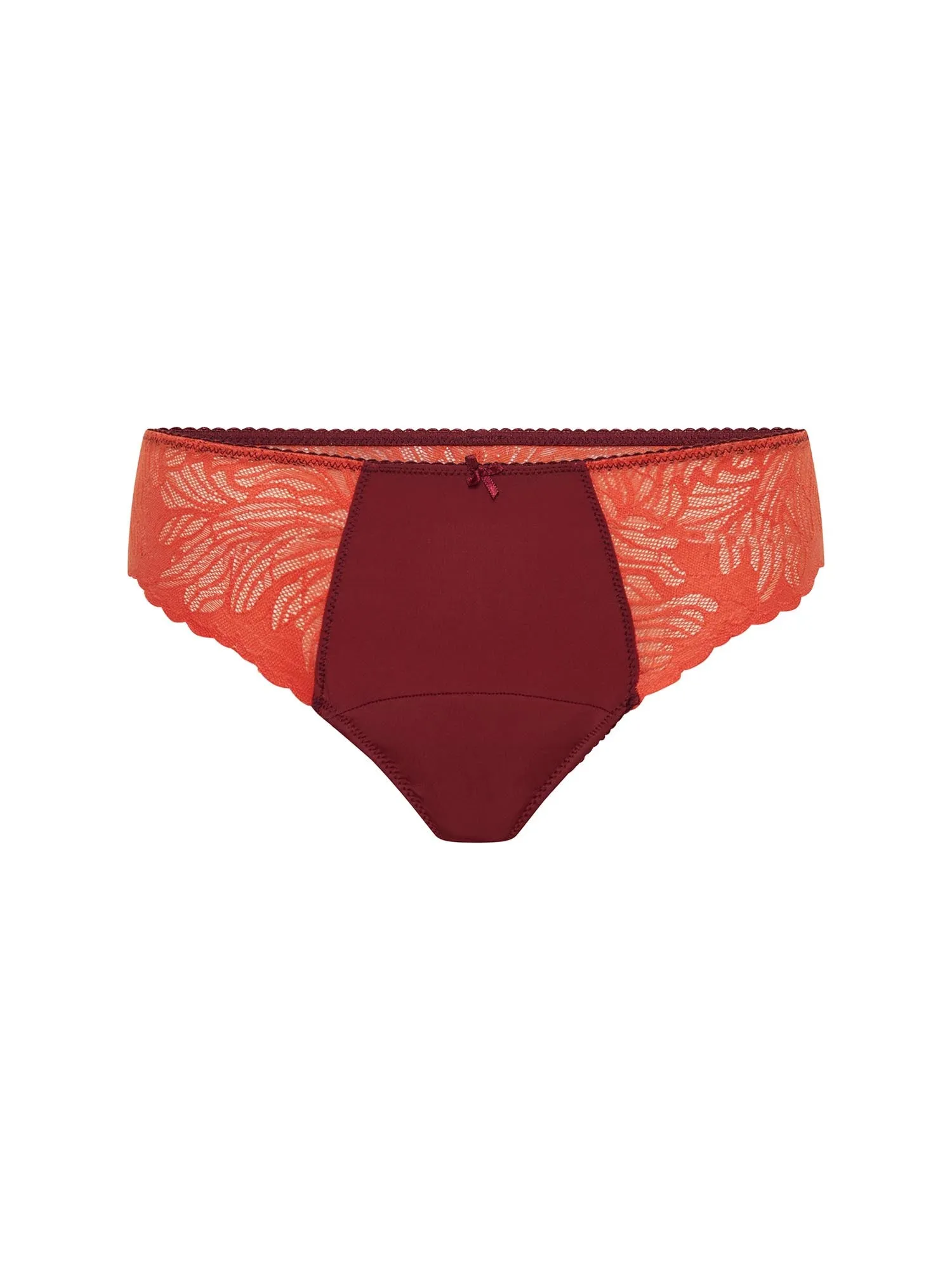 Camille Thong Light Bordeaux Red