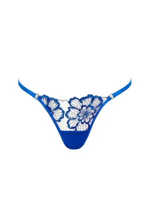 Catalina Thong (Egyptian Blue/Sheer)