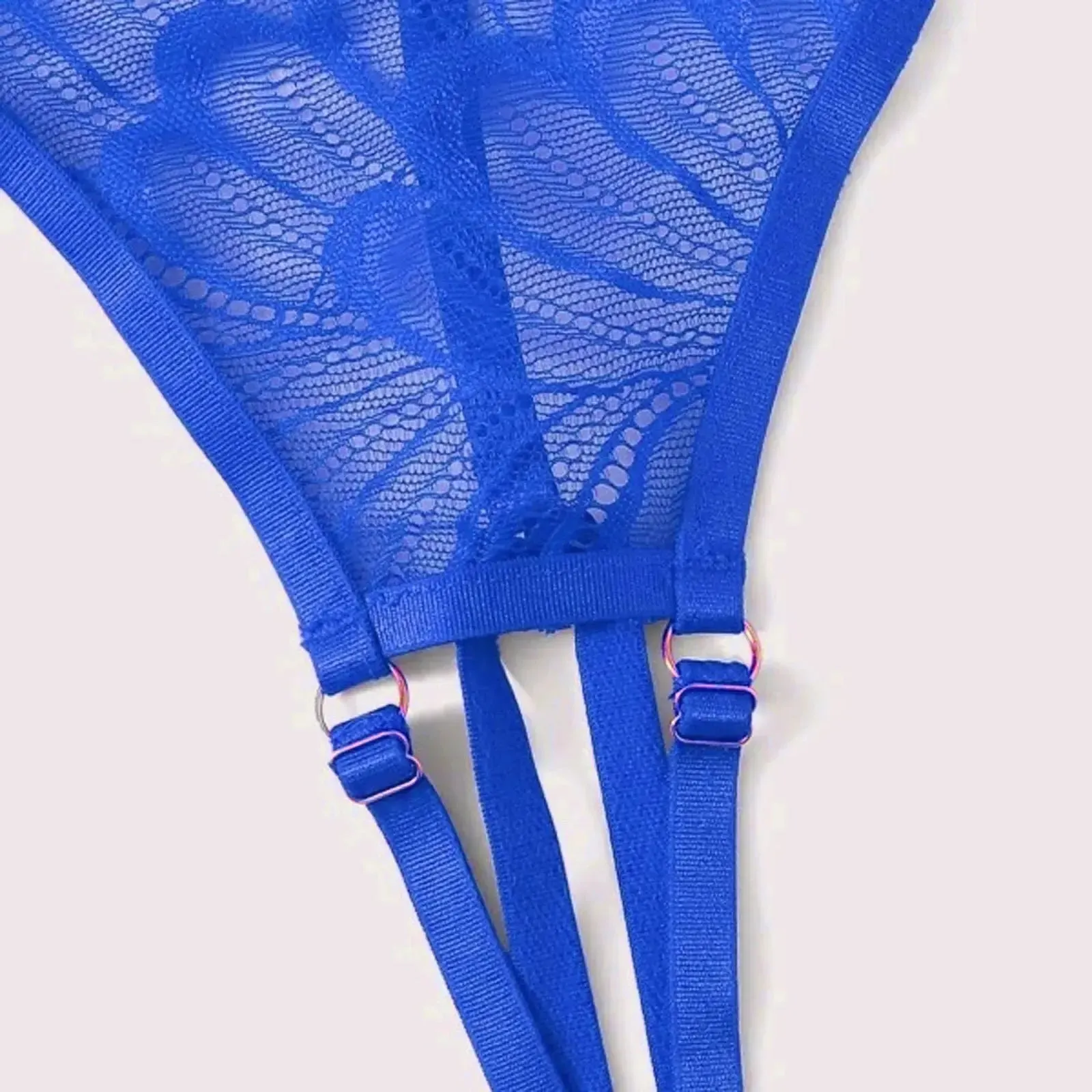 Crotchless Lingerie Open Bra Set