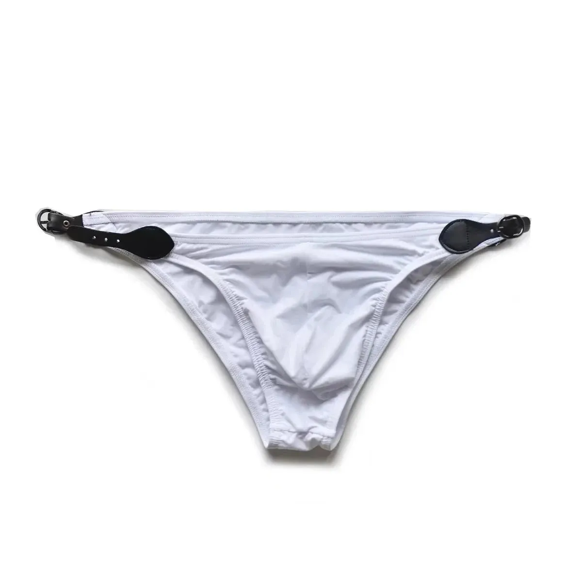DM Leather Buckle Briefs