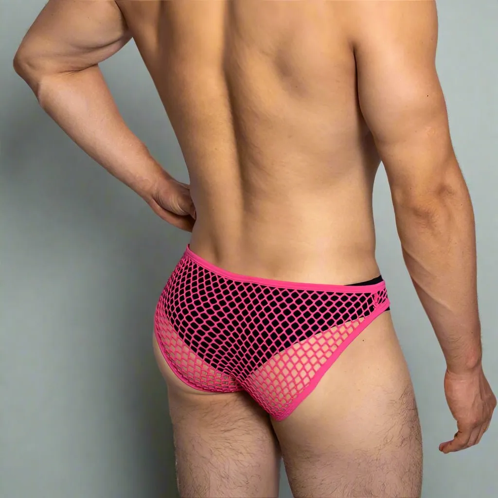 DM Sex Boy Netted Sideshow Briefs