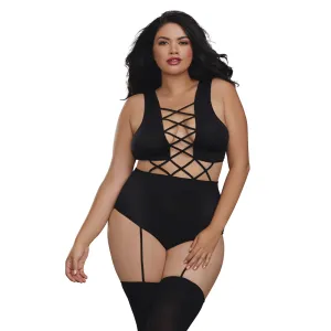 Dreamgirl Lingerie Bodystocking Black 0312X