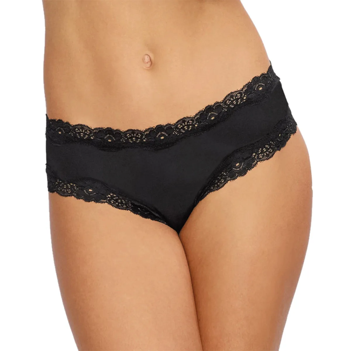 Dreamgirl Lingerie Criss Cross Back Cheeky Panty - Black 1434