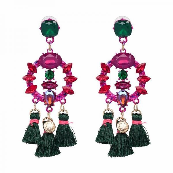 Earrings Tassel Earrings High-end Crystal Earrings