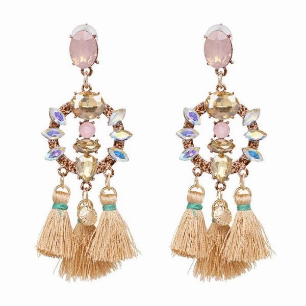 Earrings Tassel Earrings High-end Crystal Earrings