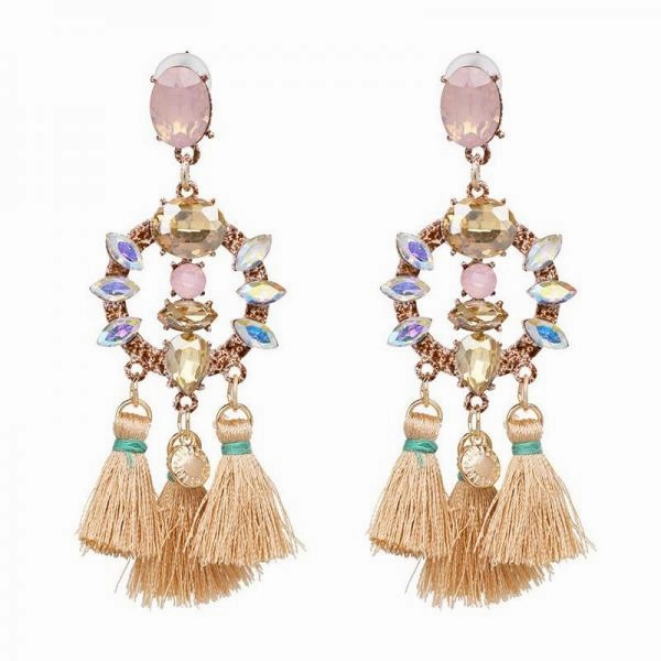 Earrings Tassel Earrings High-end Crystal Earrings