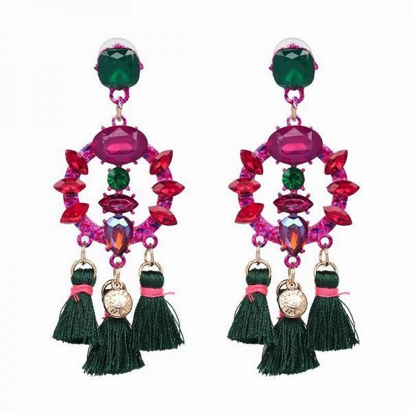 Earrings Tassel Earrings High-end Crystal Earrings