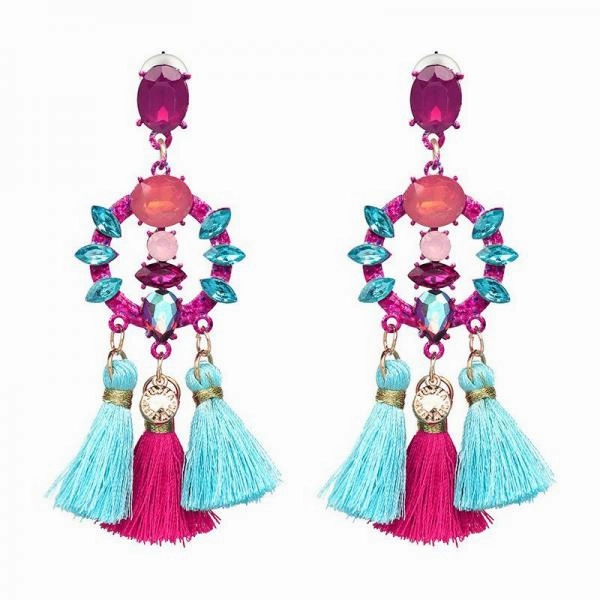 Earrings Tassel Earrings High-end Crystal Earrings