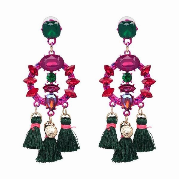 Earrings Tassel Earrings High-end Crystal Earrings