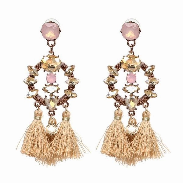 Earrings Tassel Earrings High-end Crystal Earrings