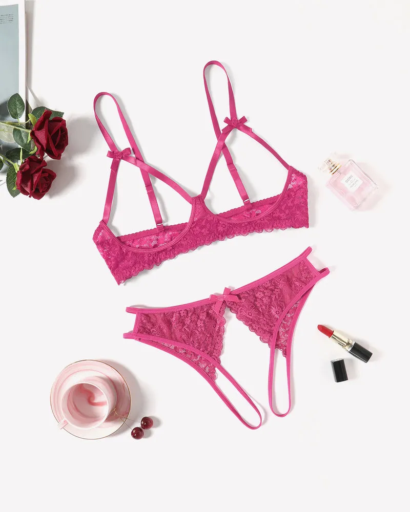 Exotic Lingerie 2 Pieces Bra Panty Set