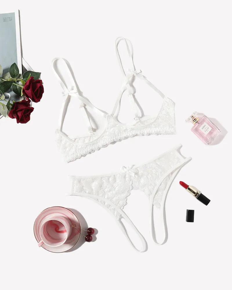 Exotic Lingerie 2 Pieces Bra Panty Set