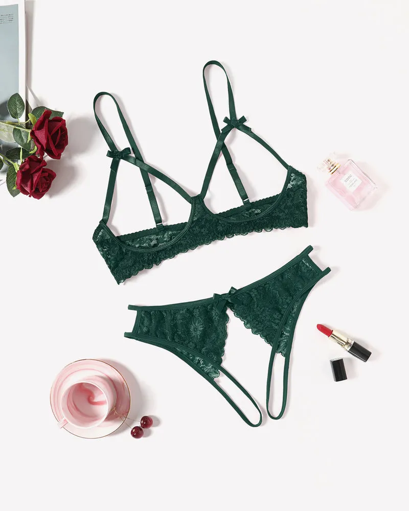 Exotic Lingerie 2 Pieces Bra Panty Set