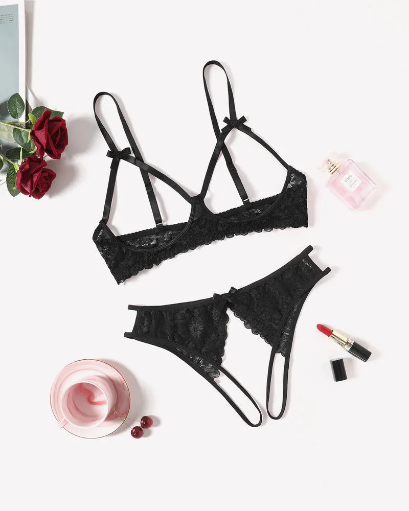 Exotic Lingerie 2 Pieces Bra Panty Set