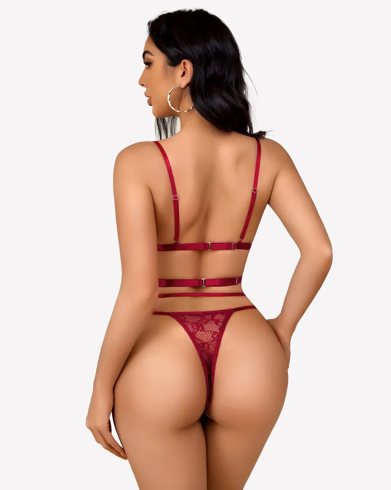 Exotic Sets Lace Bra And Panty Sets