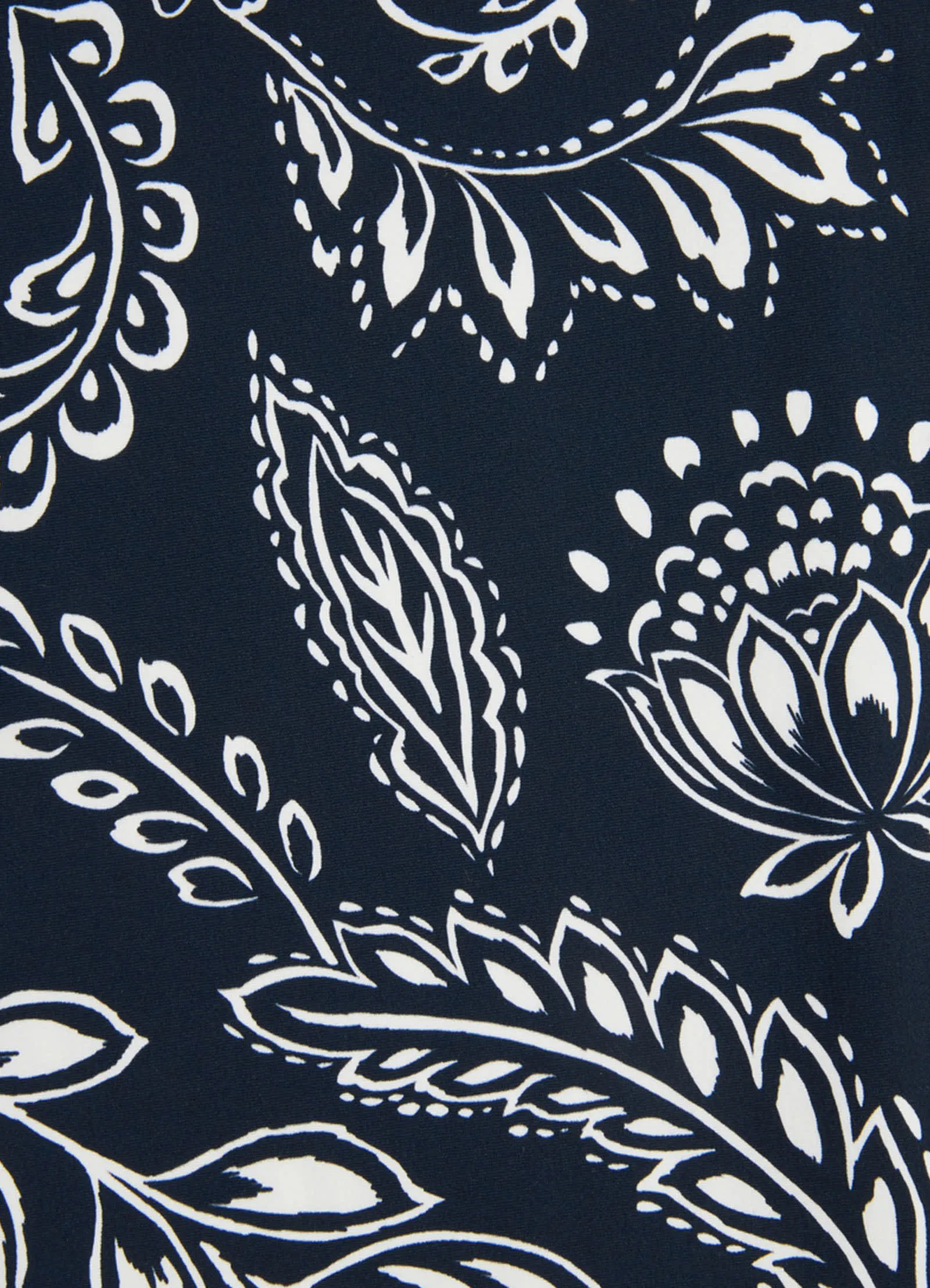 Folklore DD Wrap Front Singlet - True Navy