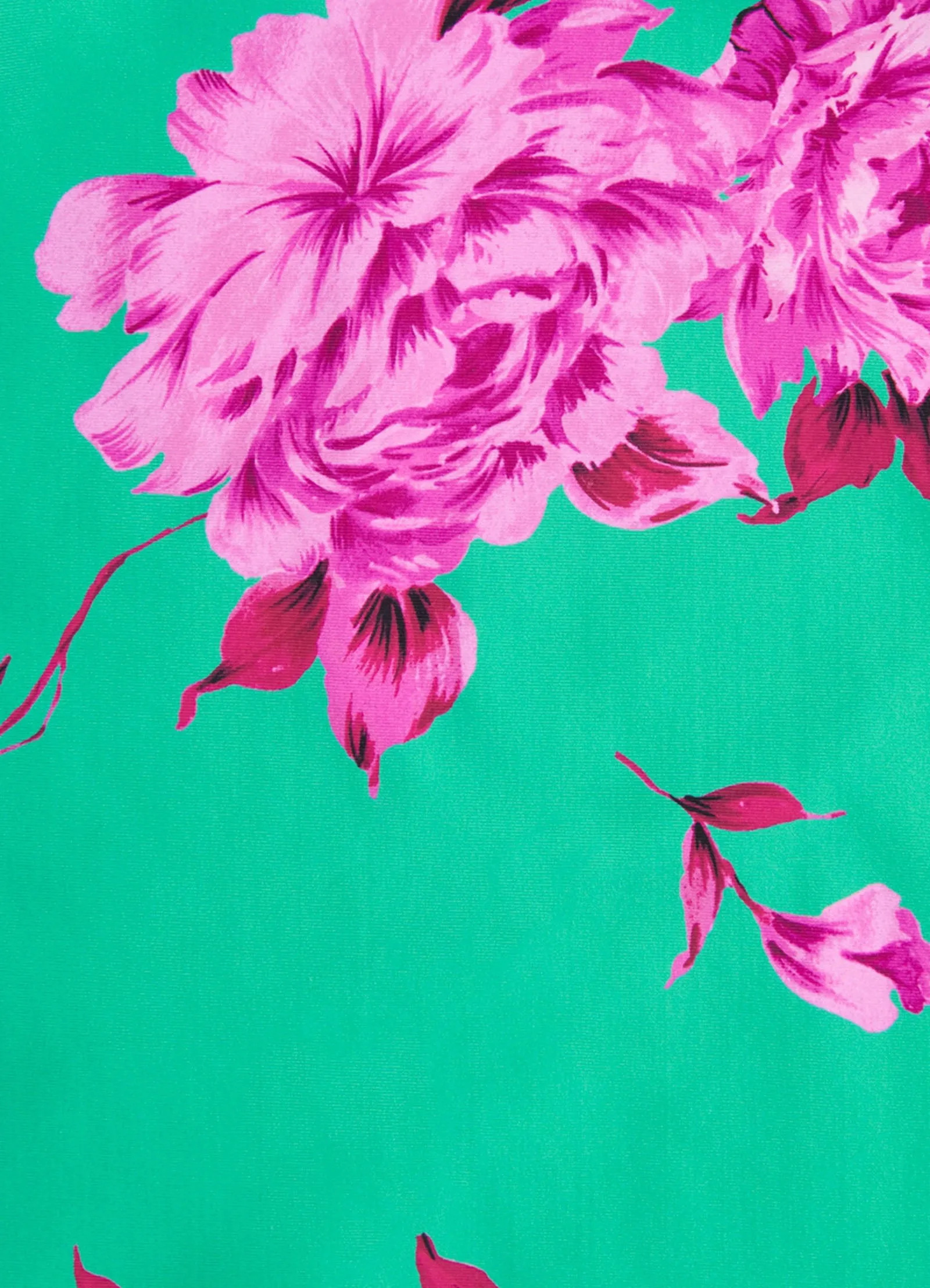 Full Bloom Wrap Front Singlet - Jade