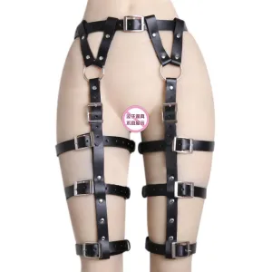 Garter Belt w 3 Leg Straps