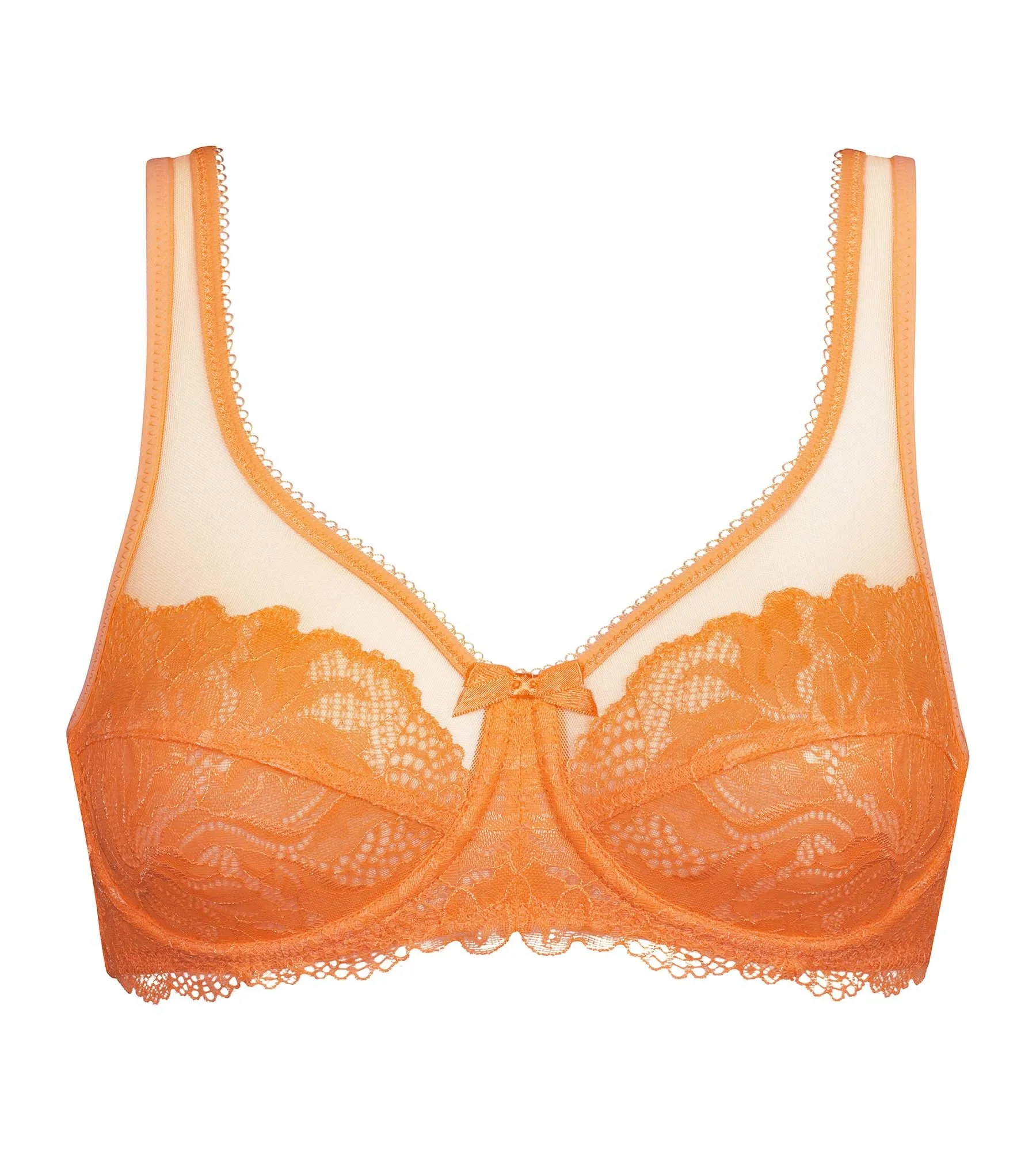 Generous Essentiel Mandarine lace push-up bra