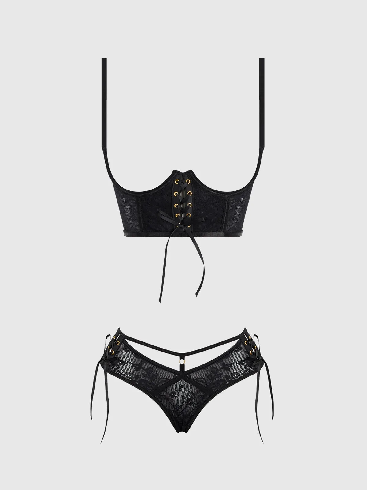 Gia Longline Bra & Panty Set