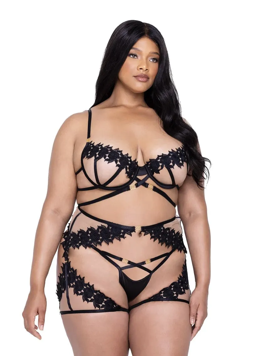 Honey... I AM HOT!!! Plus Size Bra Set