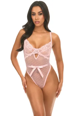 Josie Mesh Teddy Bodysuit