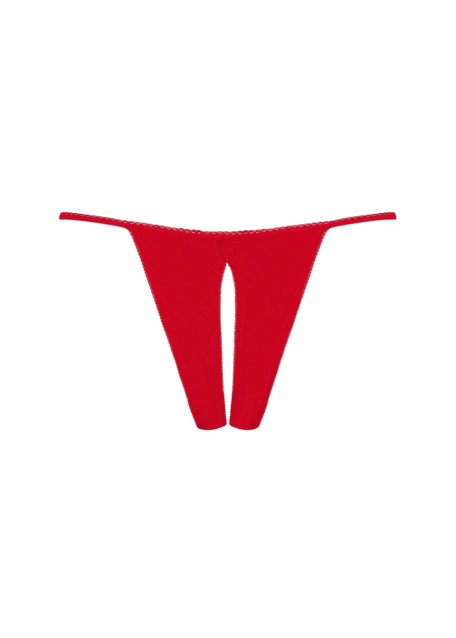 Le Petit Secret Openable Thong (Red)