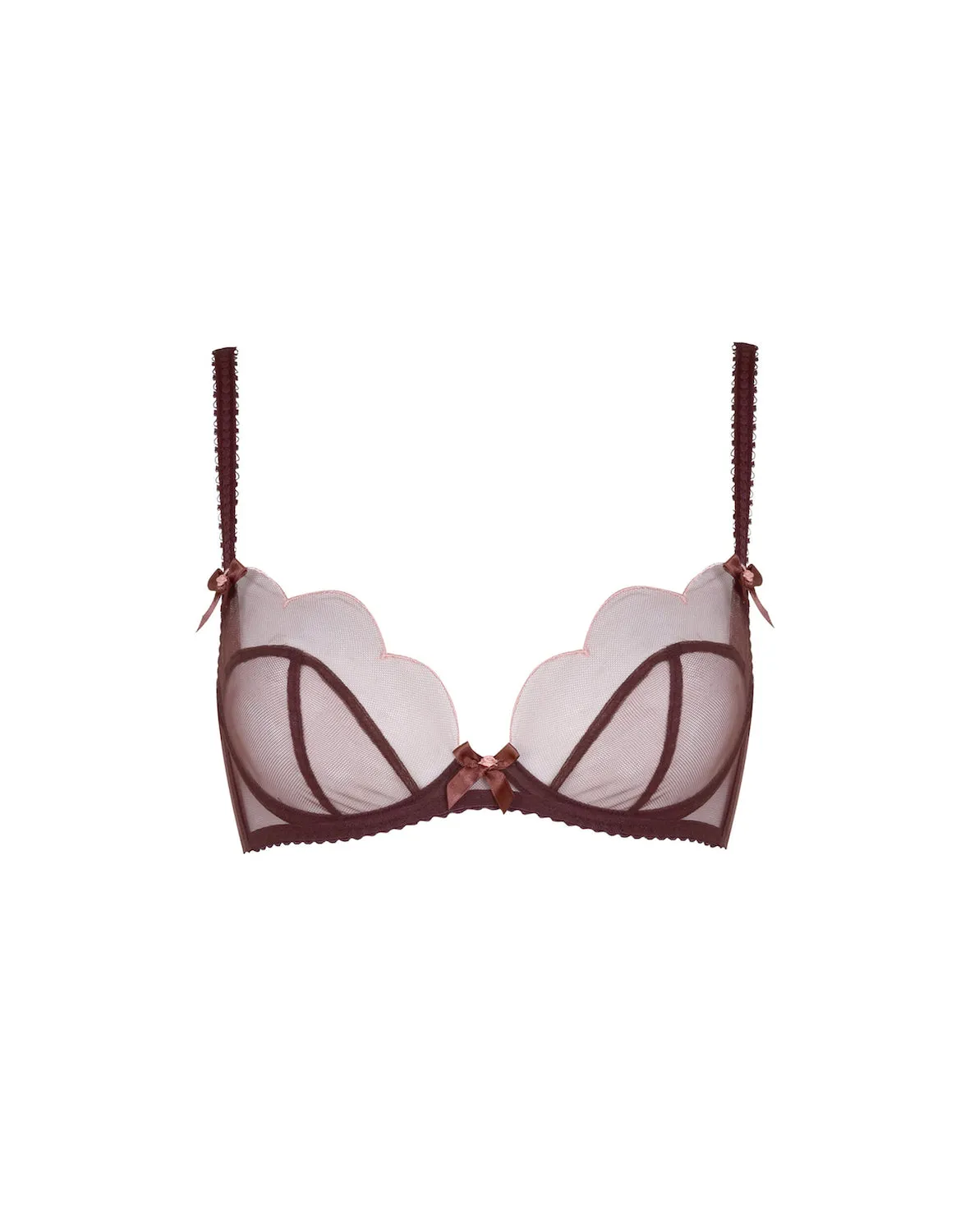 Lorna Sheer Bra Chestnut