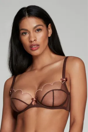 Lorna Sheer Bra Chestnut