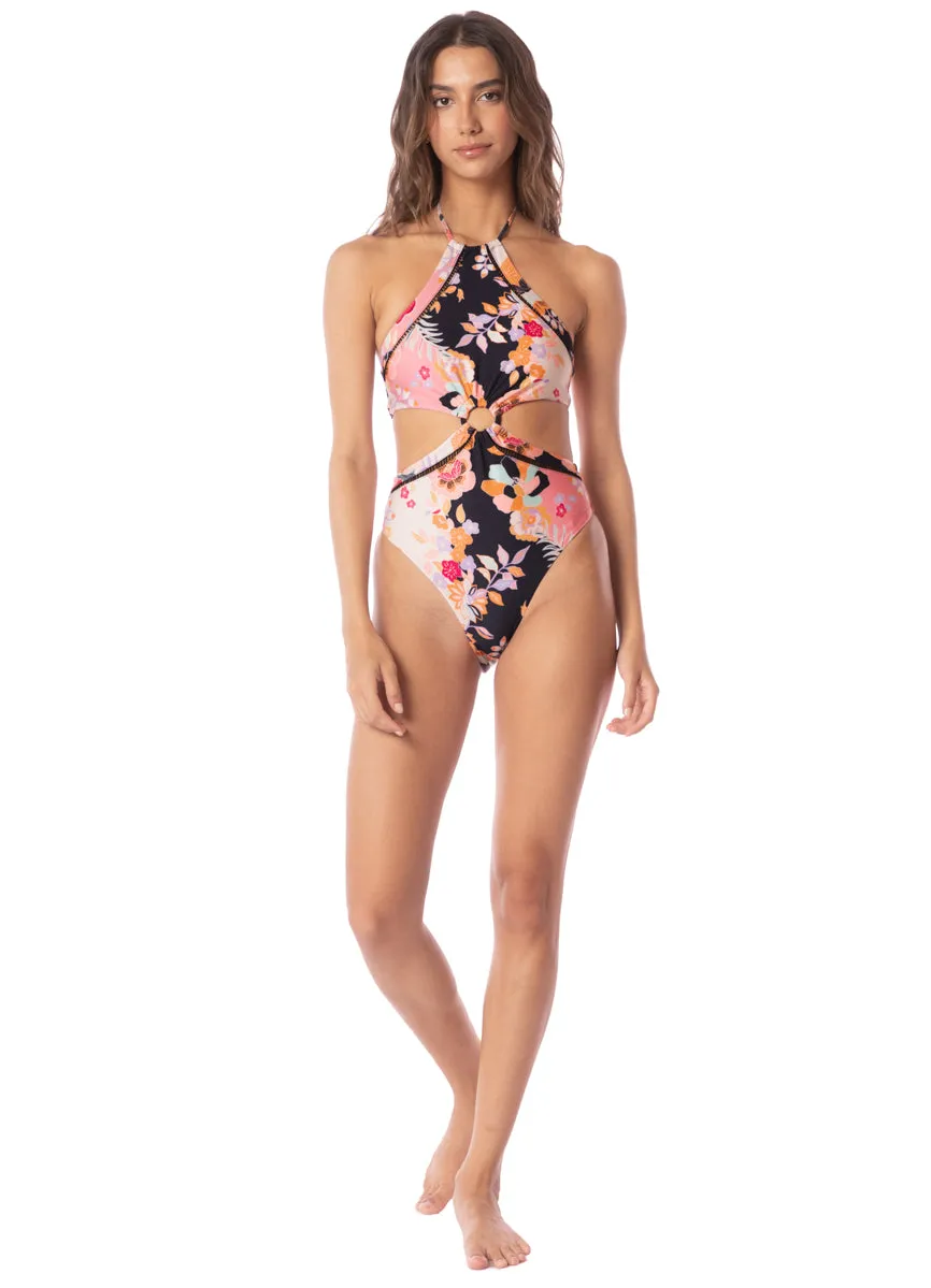 Maaji Blushing Flourish Seaside Cut Out One Piece
