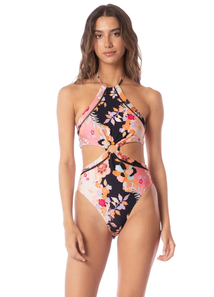 Maaji Blushing Flourish Seaside Cut Out One Piece