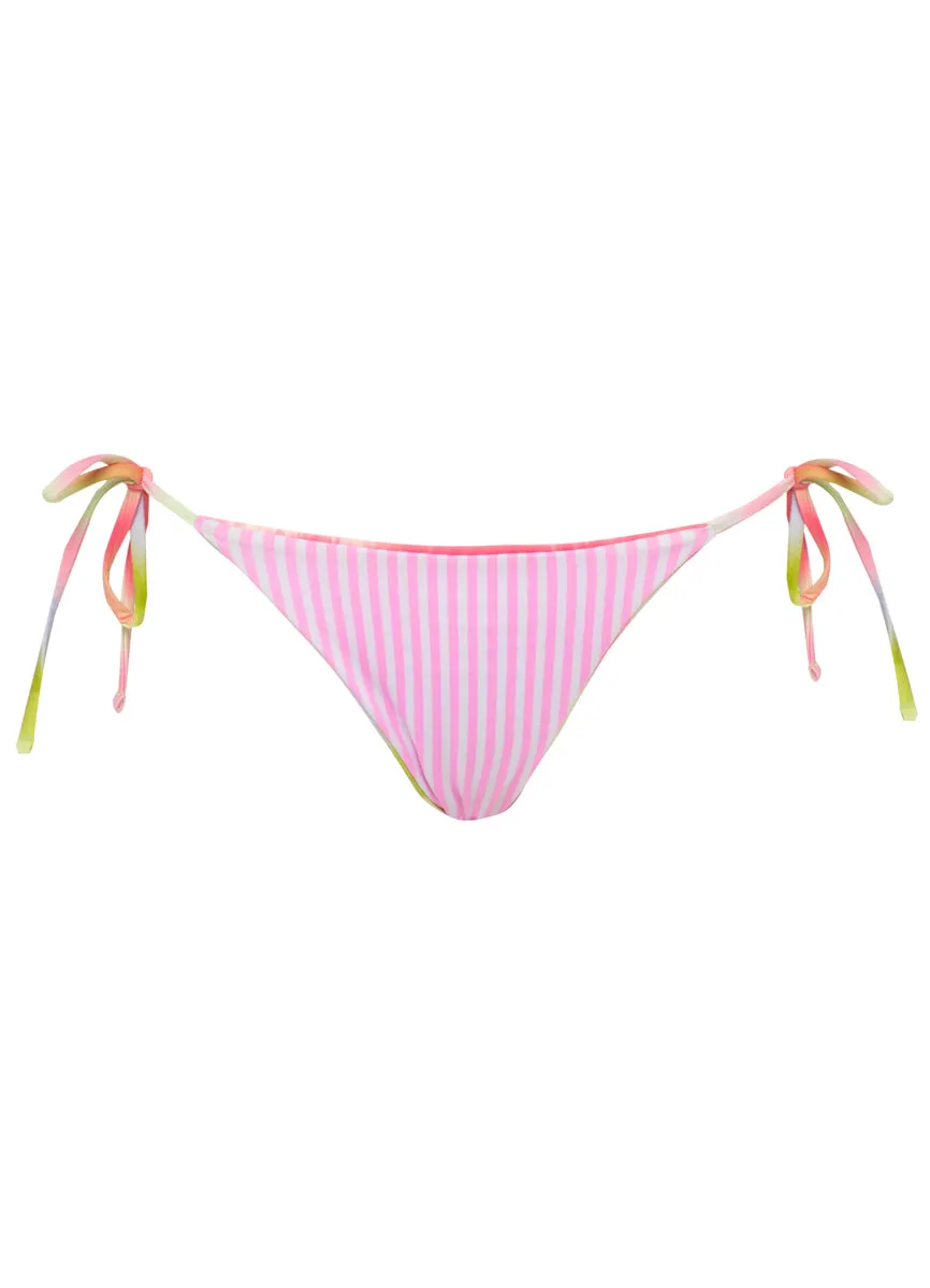 Maaji Lime Ombré Sunning Low Rise Tie Side Bikini Bottom