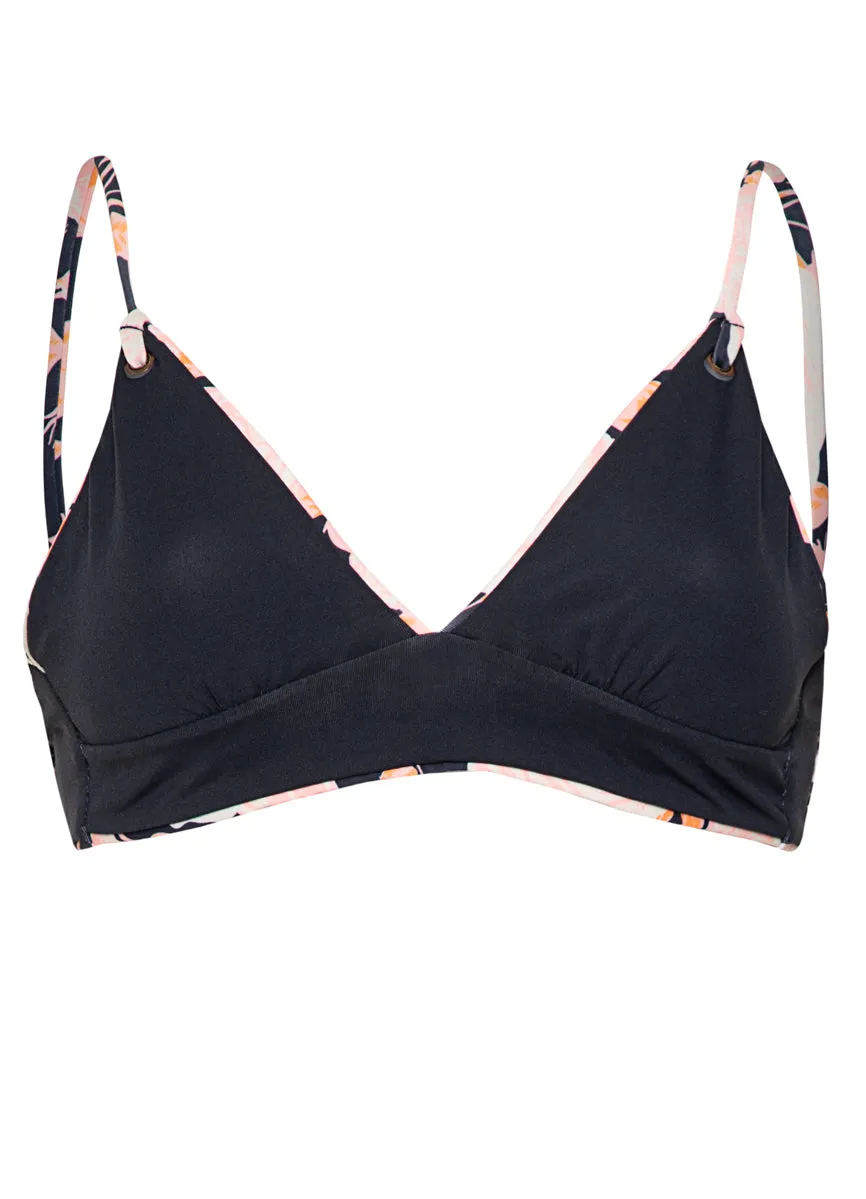 Maaji Rose Petals Copilot Long Line Triangle Bikini Top