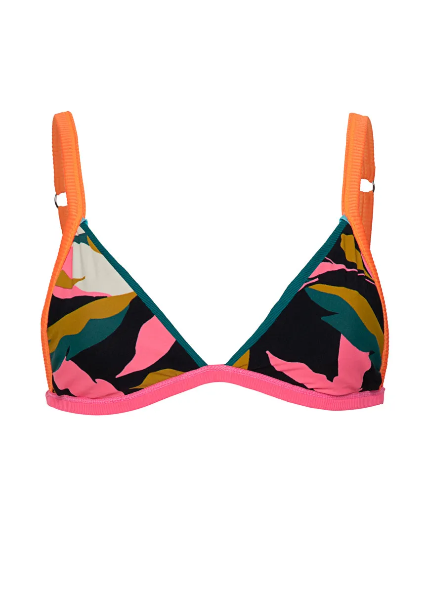 Maaji Verdant Breeze Ripple Fixed Triangle Bikini Top
