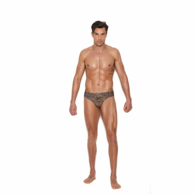 Men's Thong Back Brief - Small/medium - Animal