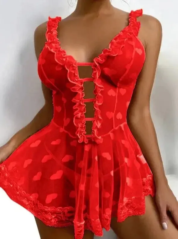Mesh Nightdress Lingerie